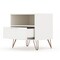 Manhattan Comfort Rockefeller Nightstand 1.0 in Off White, PK2 2-101GMC8 - alternate 4